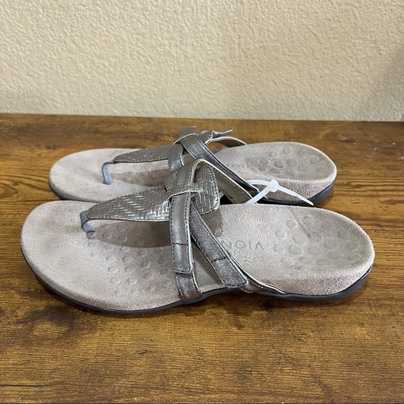 Vionic Women 8.5 Karley VioMotion Insole Toe Post Sandal Supportive Orthotic EUC - Picture 4 of 6